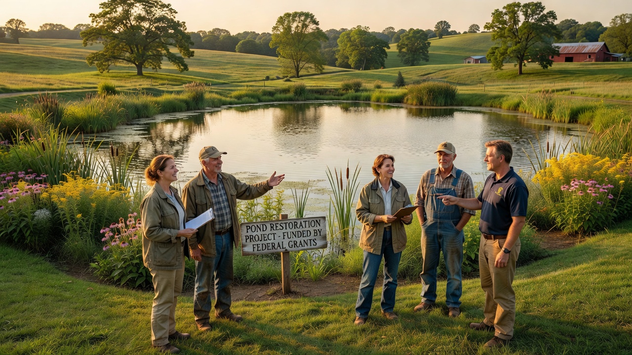 Federal Grants Boost Midwest Pond Restoration